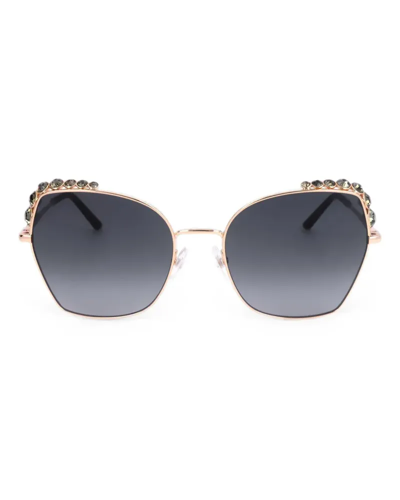 Carolina Herrera New York crystal-embellished cat-eye frame sunglasses - Gold Gold