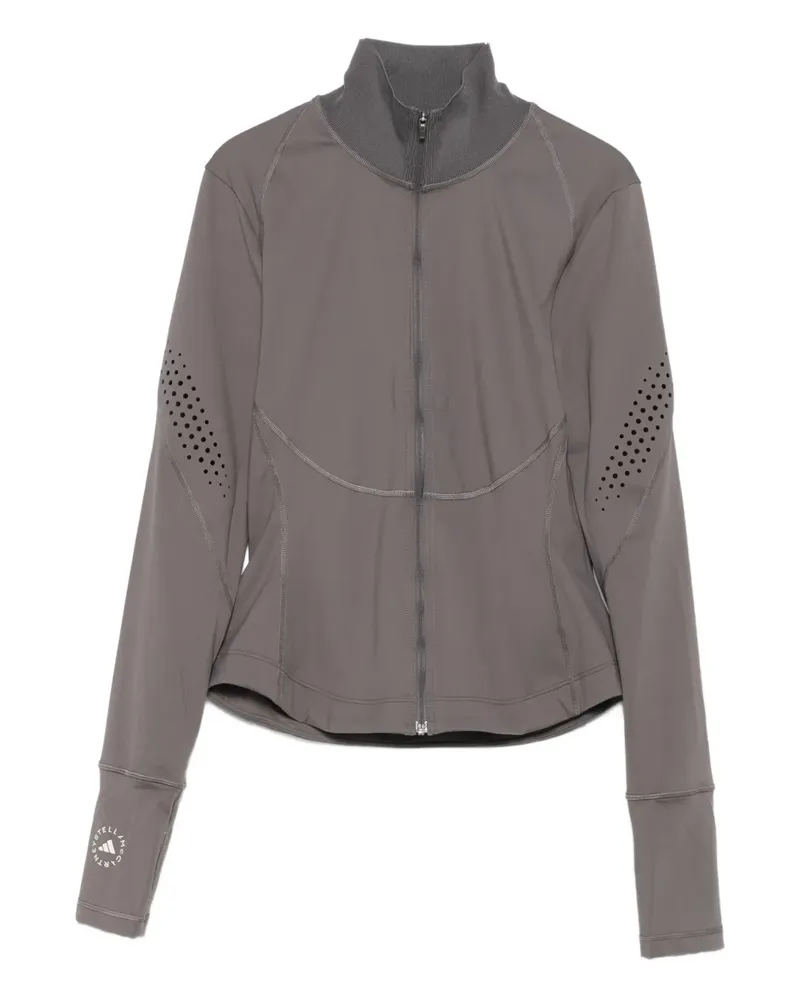 adidas Jacke mit Laser-Cuts - Grau Grau