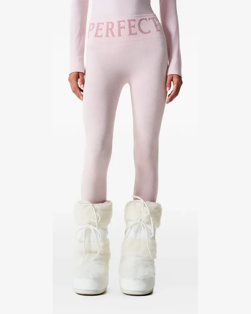 Perfect Moment Ski-Leggings mit Logo-Bund - Rosa Rosa