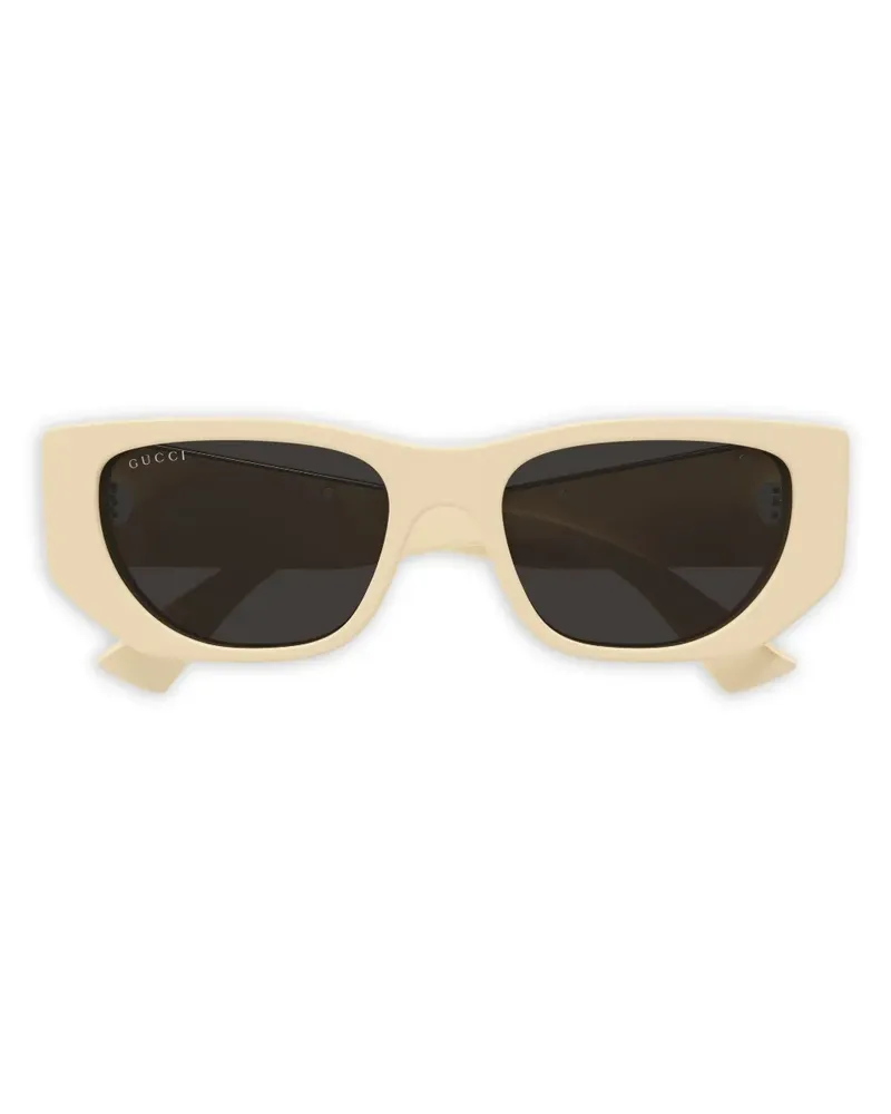 Gucci Geometrische GG1959S Sonnenbrille - Nude Nude