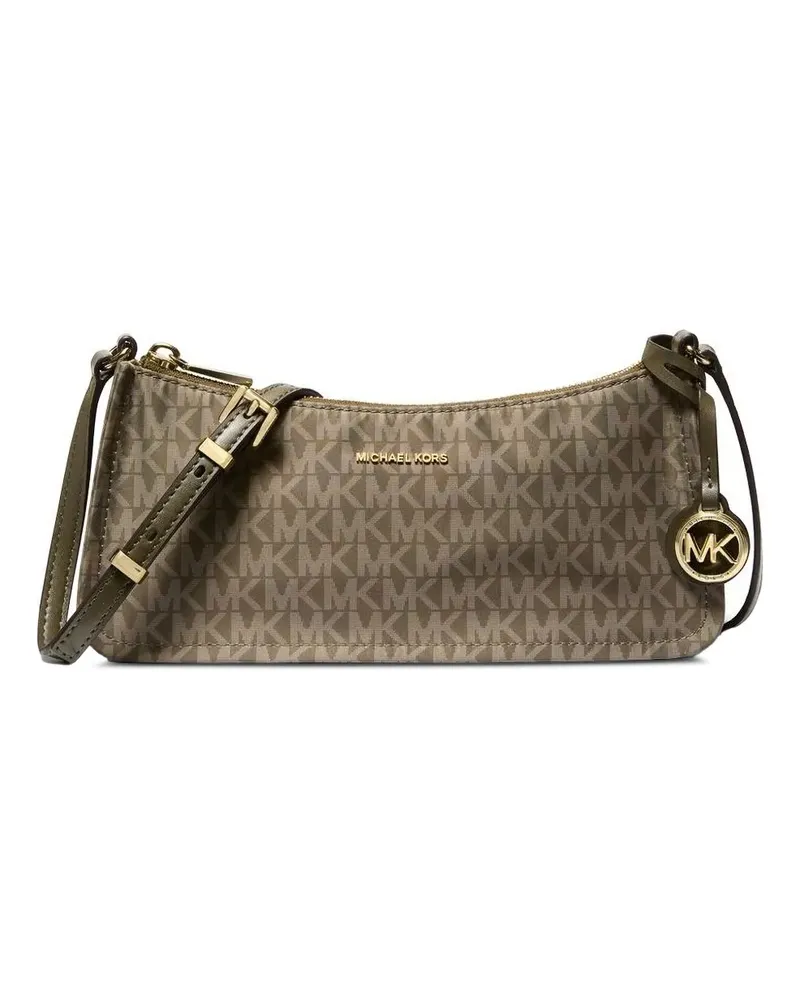 Michael Kors monogram-print shoulder bag - Schwarz Schwarz