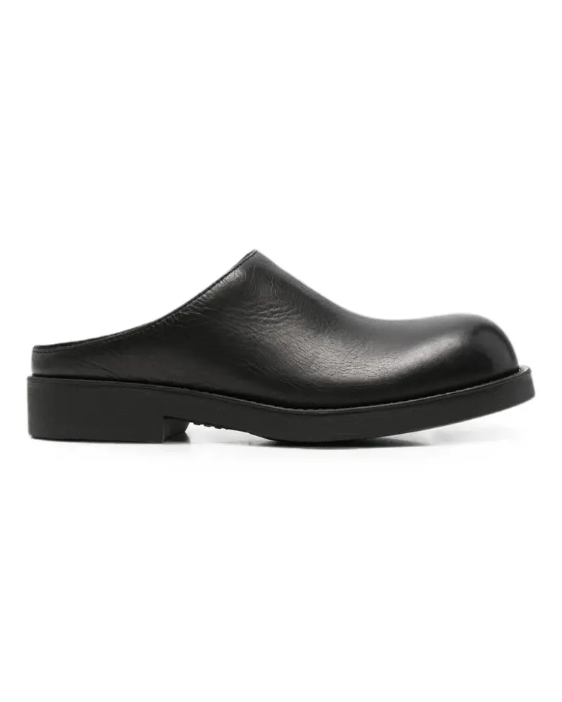 Maison Margiela Biker leather mules - Schwarz Schwarz