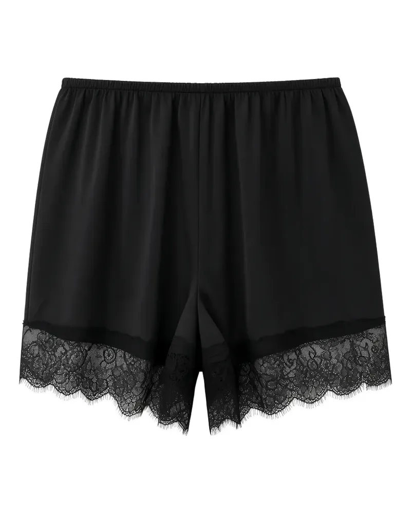 Dolce & Gabbana Shorts mit Spitzenbesatz - Schwarz Schwarz