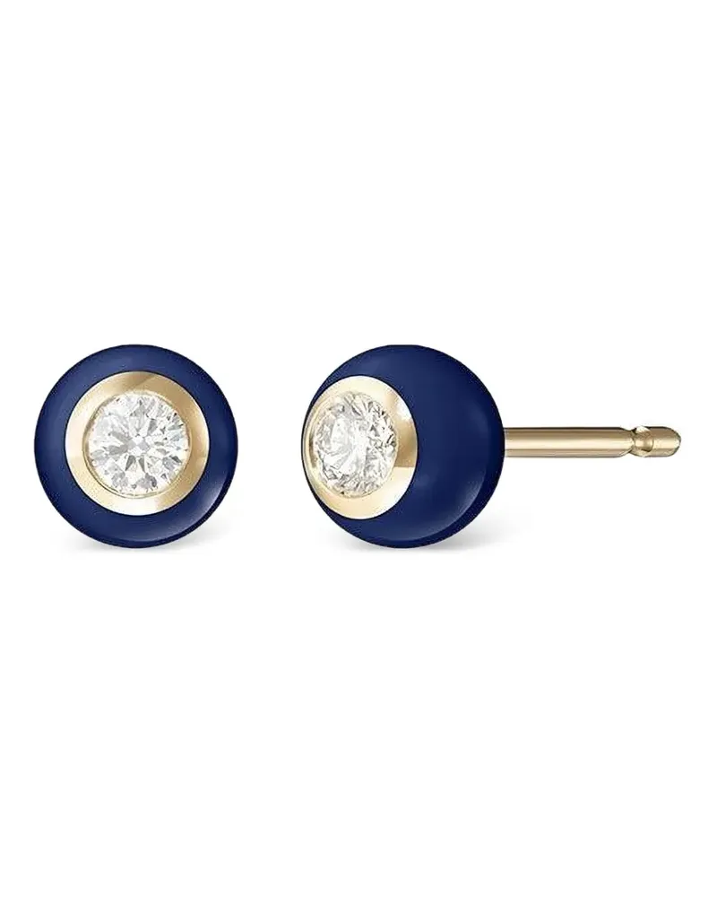 Melissa Kaye Kleine 18kt Audrey Gelbgoldohrstecker mit Diamanten Gold
