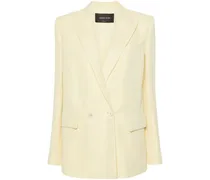 Doppelreihiges Sakko mit steigendem Revers - Gelb