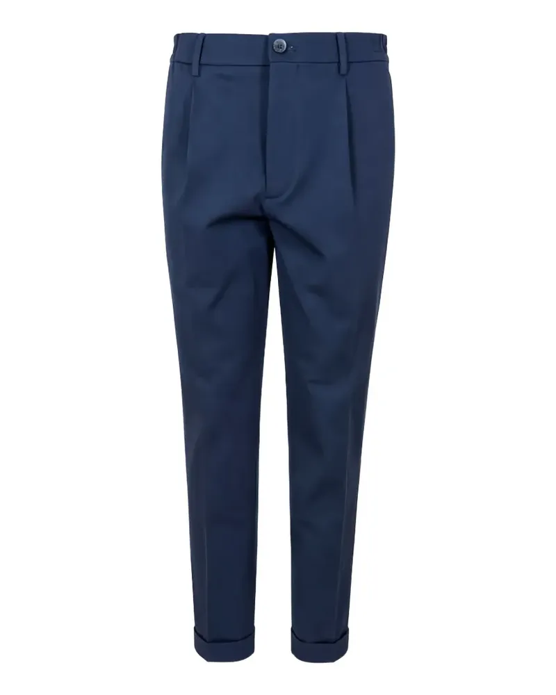 GTA pleated turn-up trousers - Blau Blau