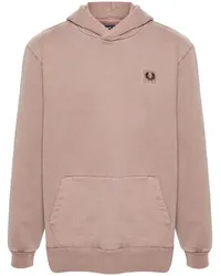 Fred Perry Hoodie mit Logo-Applikation Rosa