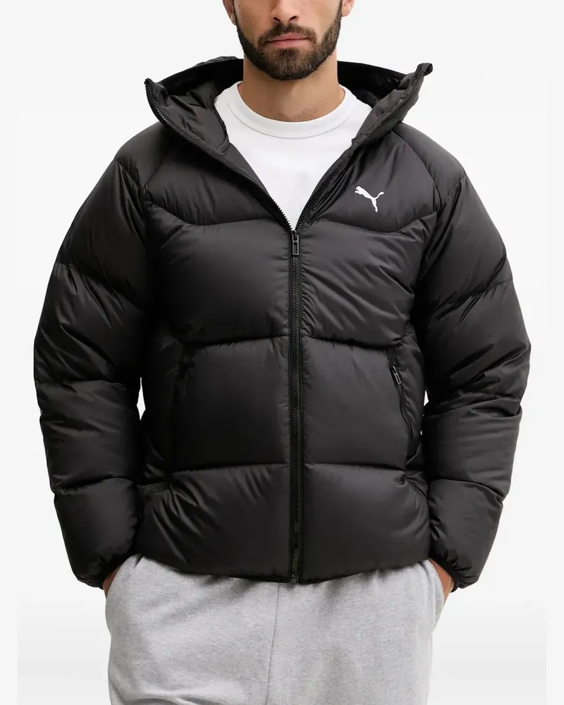 Puma Kapuzenjacke mit Logo - Schwarz Schwarz