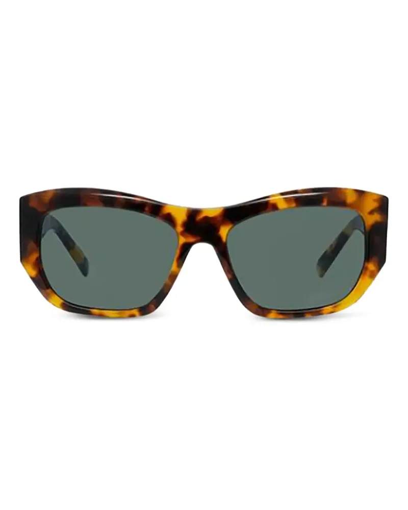 Givenchy geometric-frame sunglasses - Braun Braun