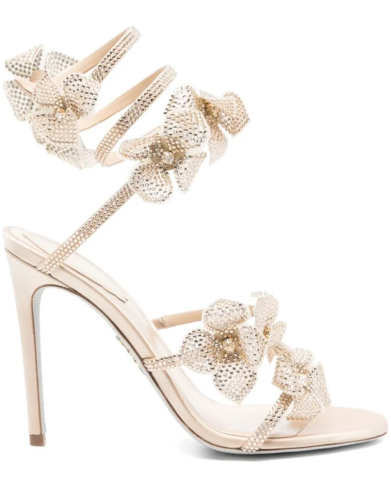 René Caovilla Floriane Sandalen 105mm - Nude Nude