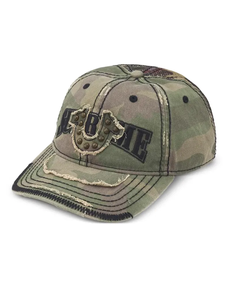 Supreme Being True Religion® Baseballkappe mit Mesh-Rücken - Grün Grün