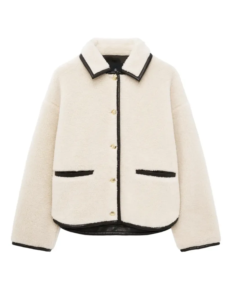 Anine Bing Beige Camden Jacke - Nude Nude