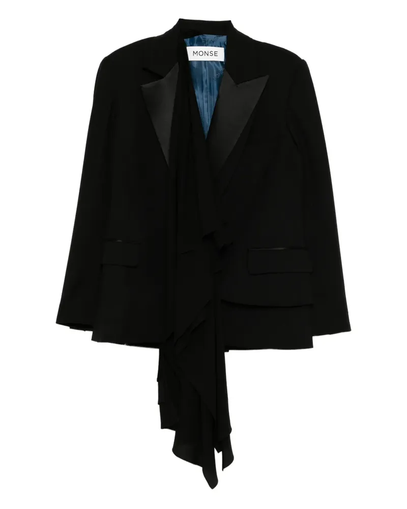 Monse Cascade Sakko - Schwarz Schwarz