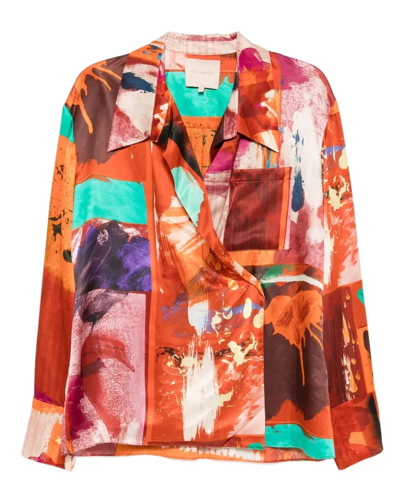 Roksanda Ilincic Jana Bluse - Rot Rot