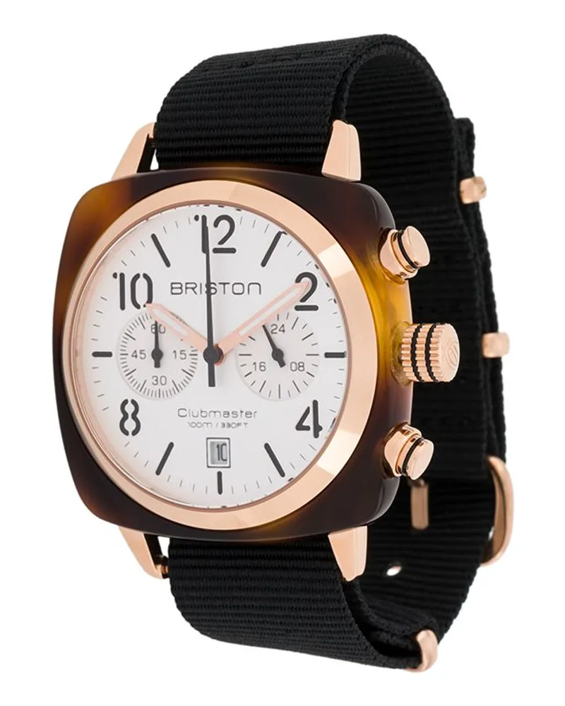 BRISTON Clubmaster Classic' Armbanduhr, 40mm Weiß