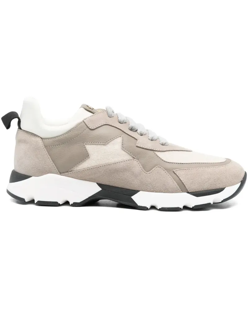 Lorena Antoniazzi Wildleder-Sneakers mit Sterndetail - Nude Nude