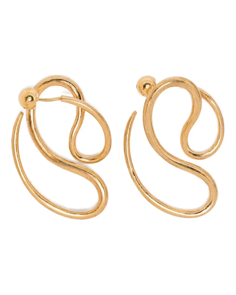 PANCONESI sculptural earrings - Gold Gold