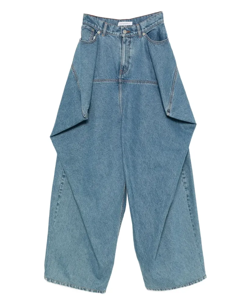 Viktor & Rolf Couture Square Jeans - Blau Blau