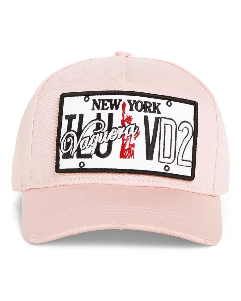 Dsquared2 Vaquera Baseballkappe - Rosa Rosa