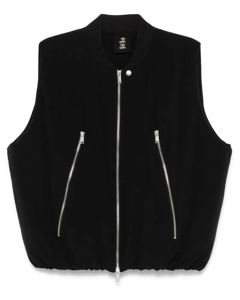 THOM KROM M SJ 655 Weste - Schwarz Schwarz