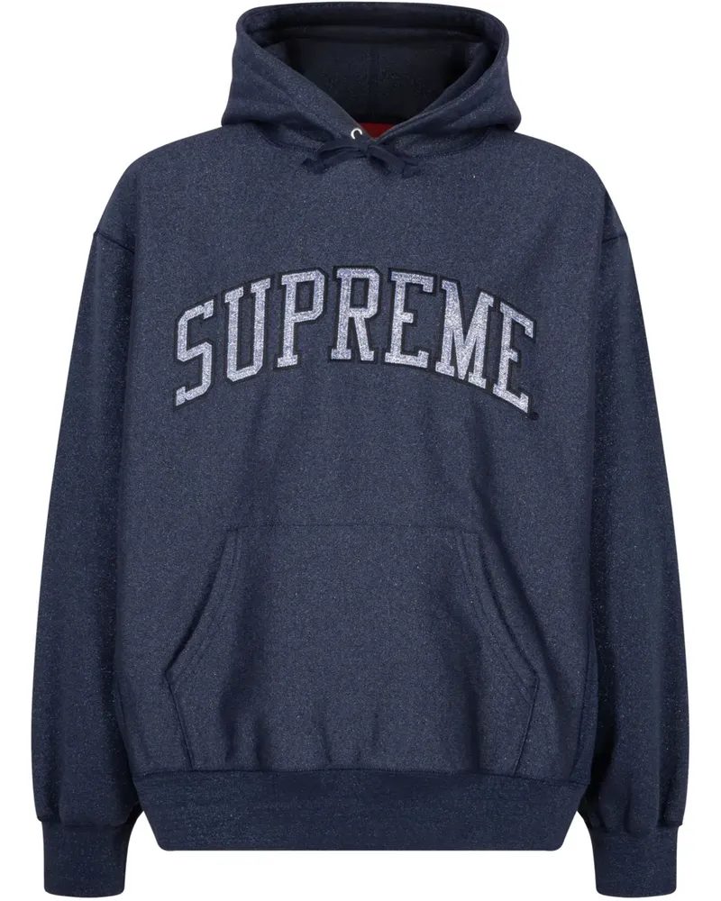 Supreme Being Metallic Arc "Navy" Hoodie - Blau Blau