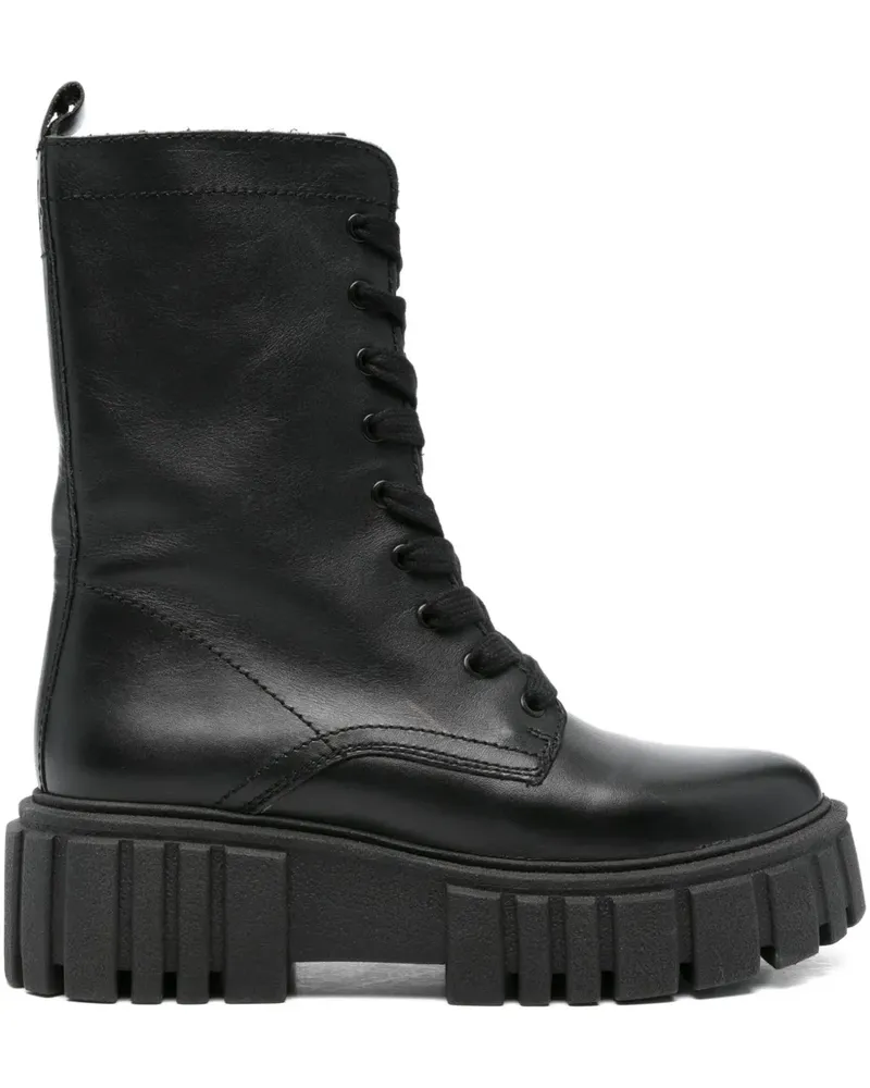Marc O'Polo Stiefel mit Schnürung - Schwarz Schwarz