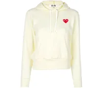 Hoodie mit Herz-Motiv - Weiß