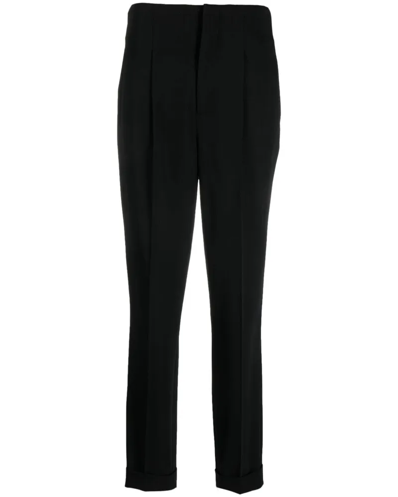Ralph Lauren Klassische Tapered-Hose - Schwarz Schwarz