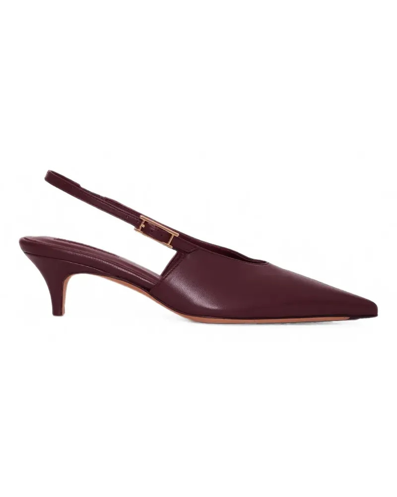 Anine Bing Nelly slingbacks buckle - fig - Rot Rot