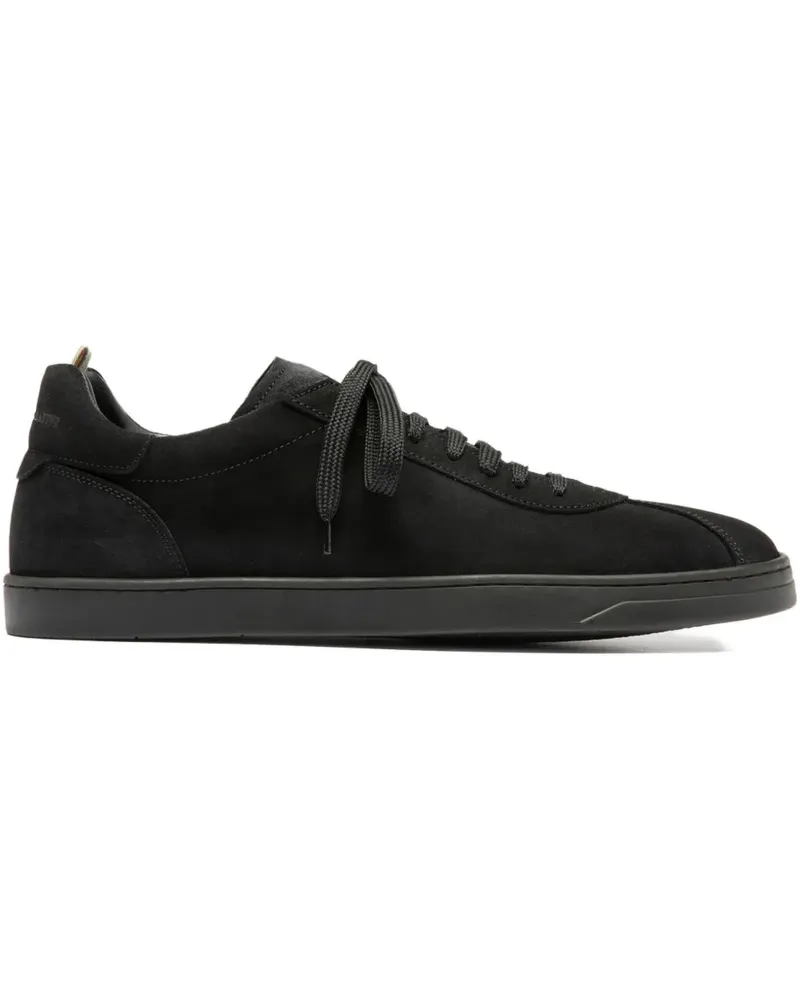 Officine Creative Italia Karma Sneakers aus Wildleder - Schwarz Schwarz