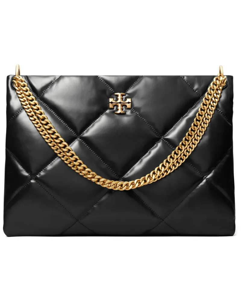 Tory Burch Kira Schultertasche mit Rautensteppung - Schwarz Schwarz