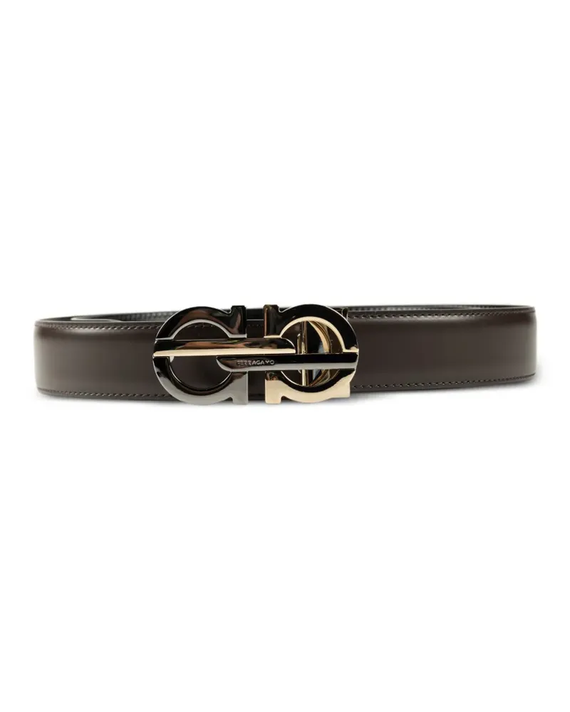 Ferragamo logo-detail belt - Braun Braun