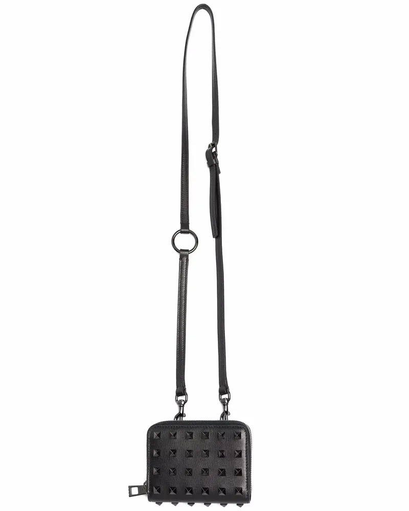 Valentino Garavani Rockstud Portemonnaie - Schwarz Schwarz