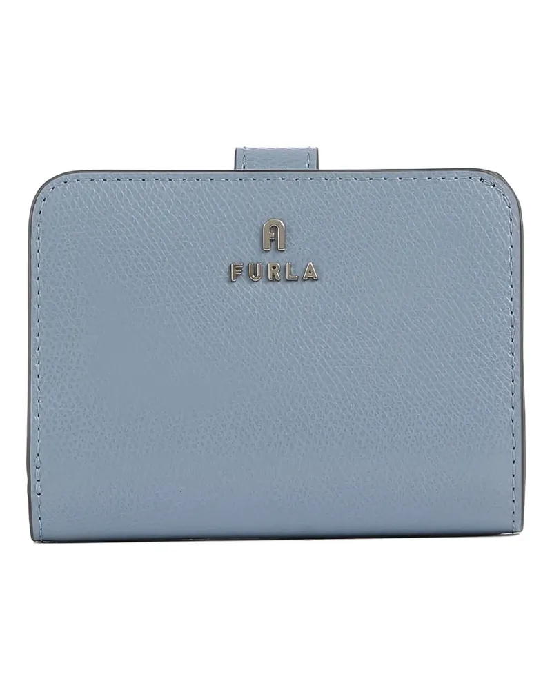 Furla Camellia grained leather wallet - Blau Blau