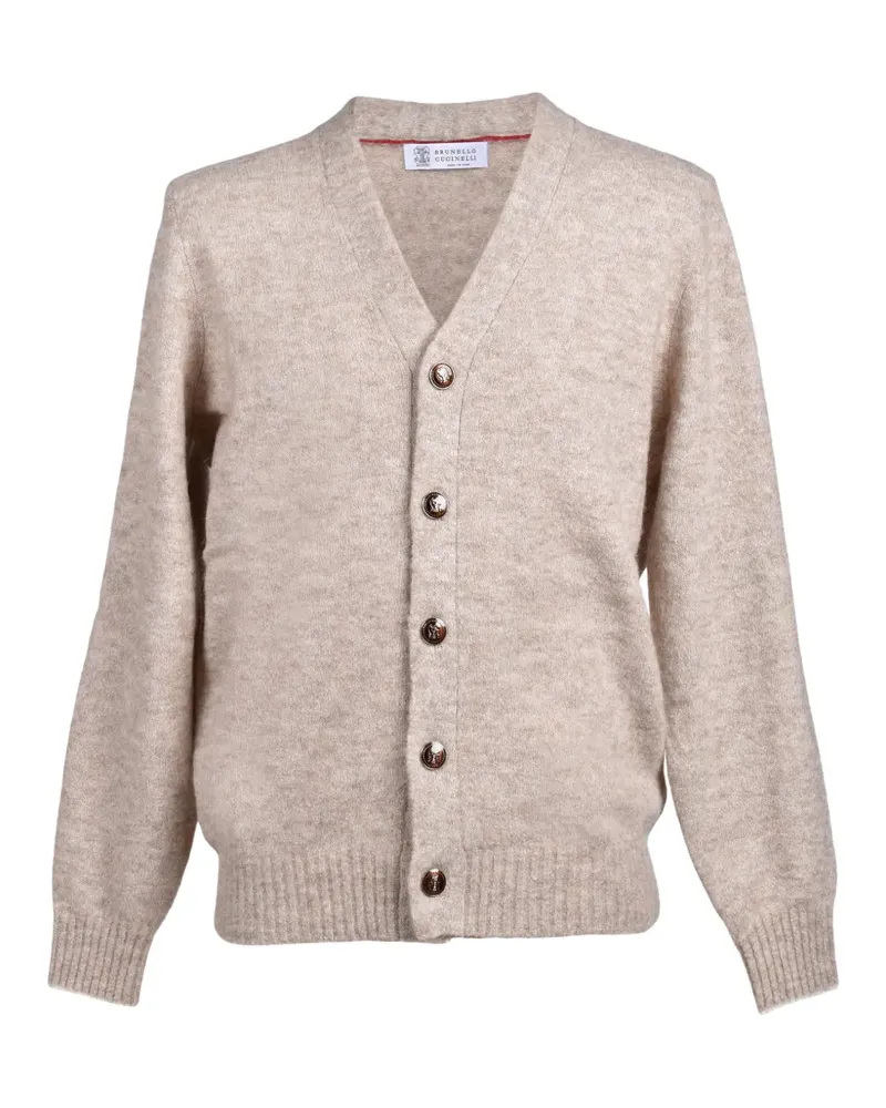 Brunello Cucinelli V-neck cardigan - Nude Nude