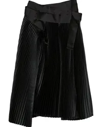 Junya Watanabe fringed skirt Schwarz