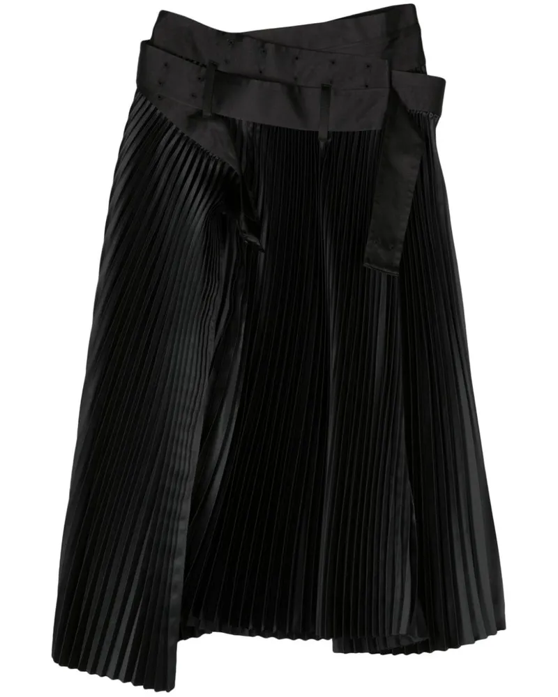 Junya Watanabe fringed skirt - Schwarz Schwarz