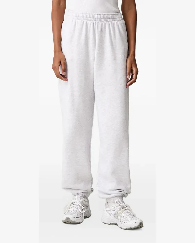 SPORTY & RICH Brianno Serif elasticated track pants - Grau Grau