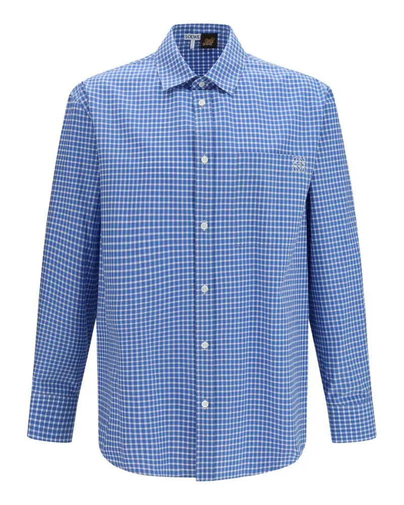 Loewe Hemd aus Baumwolle - Blau Blau