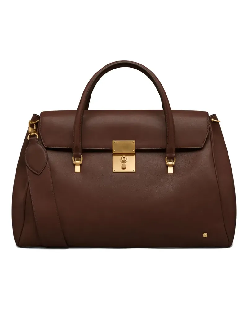 Thom Browne leather holdall bag - Braun Braun
