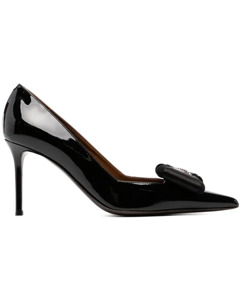 Giuseppe Zanotti Pumps mit Schleifenverzierung 95mm - Schwarz Schwarz