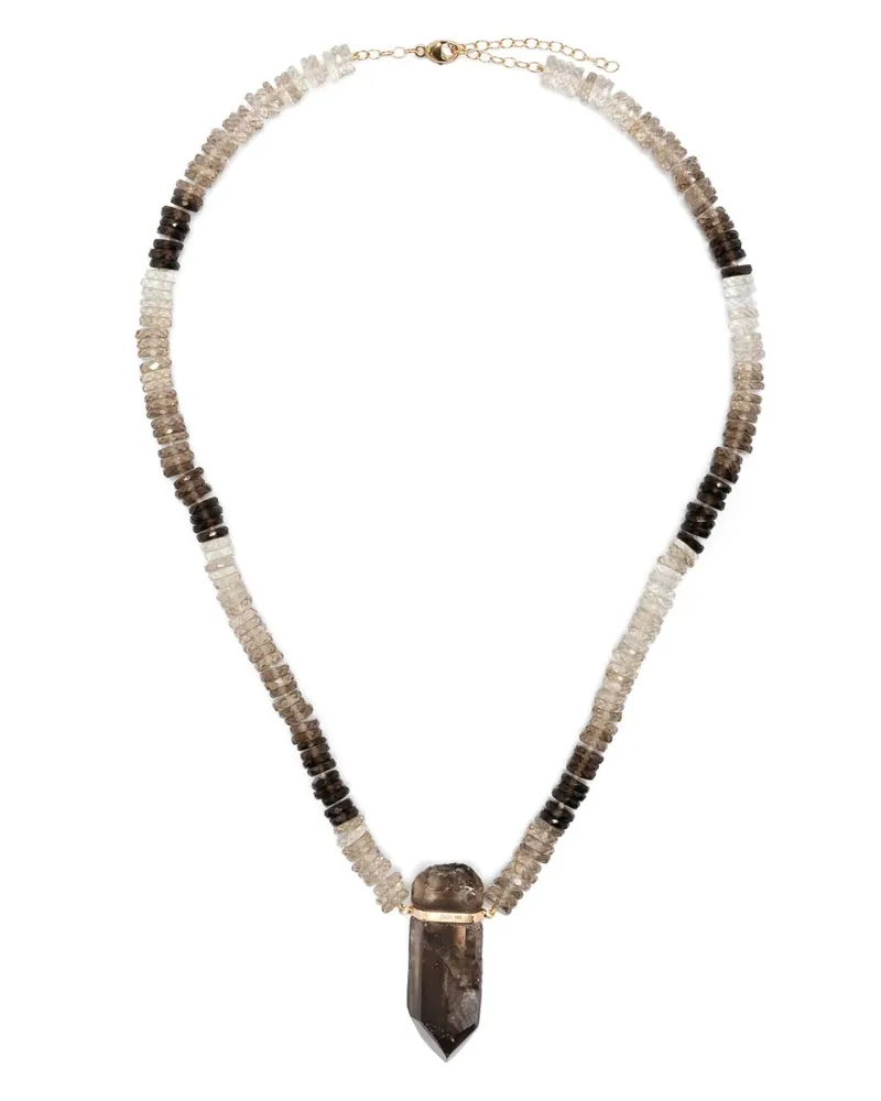 JIA JIA 14kt Aurora Gelbgoldhalskette mit Quarz Gold