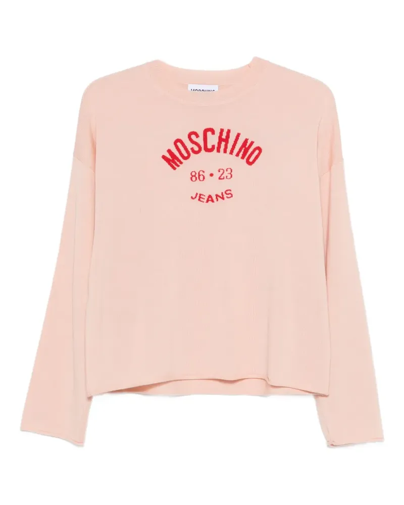 Moschino logo sweater - Rosa Rosa