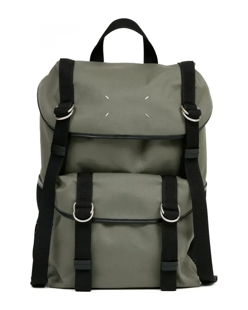 Maison Margiela Mittelgroßer Tech Rucksack - Grün Grün