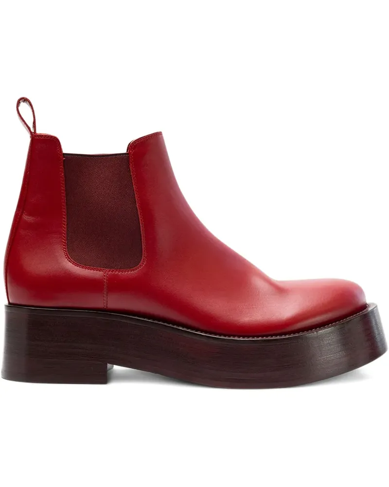 Valentino Garavani platform Chelsea boots - Rot Rot
