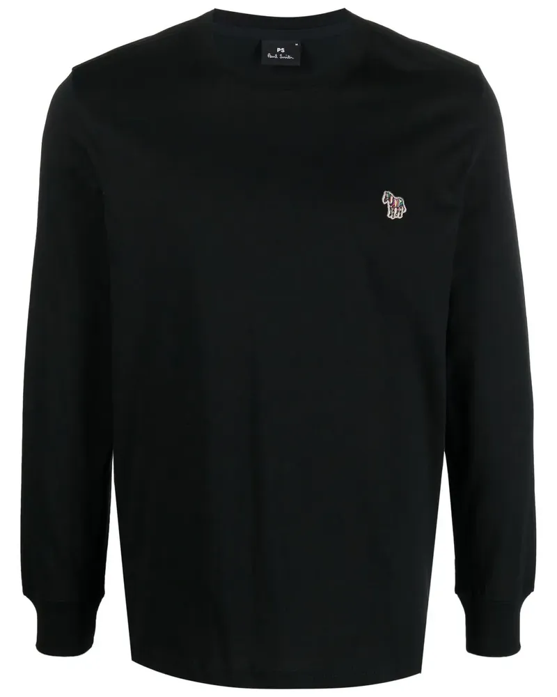 Paul Smith T-Shirt mit Big Pony - Schwarz Schwarz