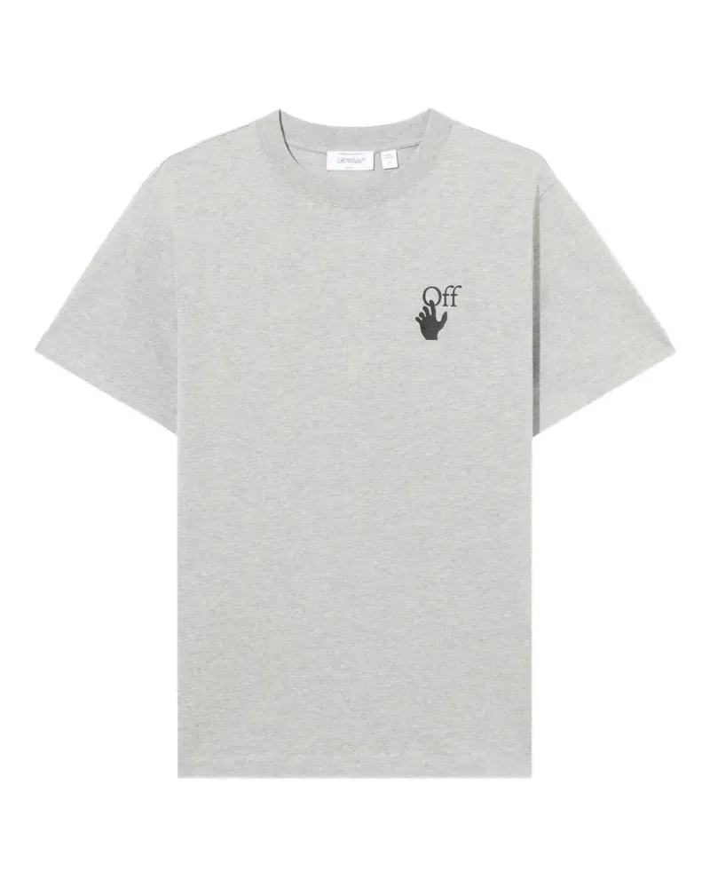 OFF-WHITE logo-print T-shirt - Grau Grau