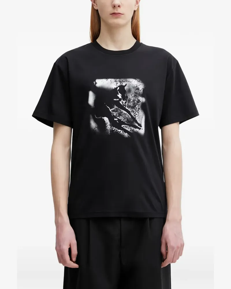 Heliot Emil graphic-print T-shirt - Schwarz Schwarz