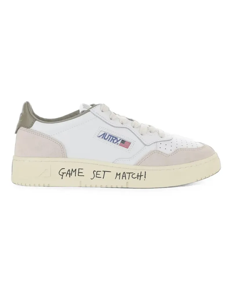 AUTRY Medalist suede-panel sneakers - Weiß Weiß