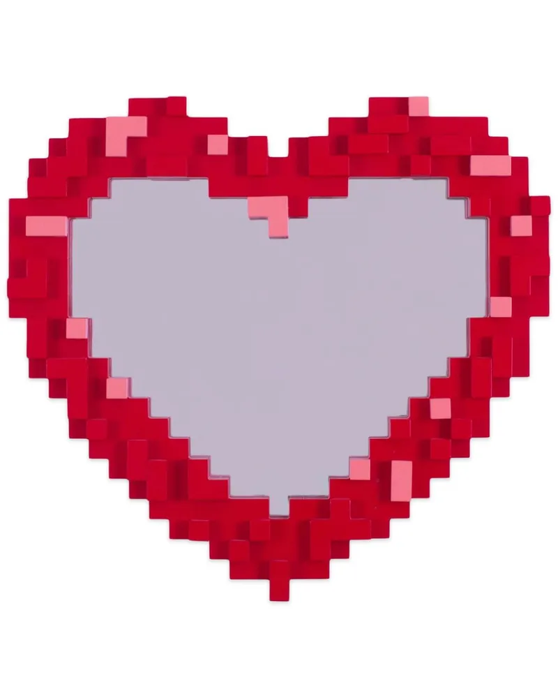 Seletti Pixel Wandspiegel - Rot Rot